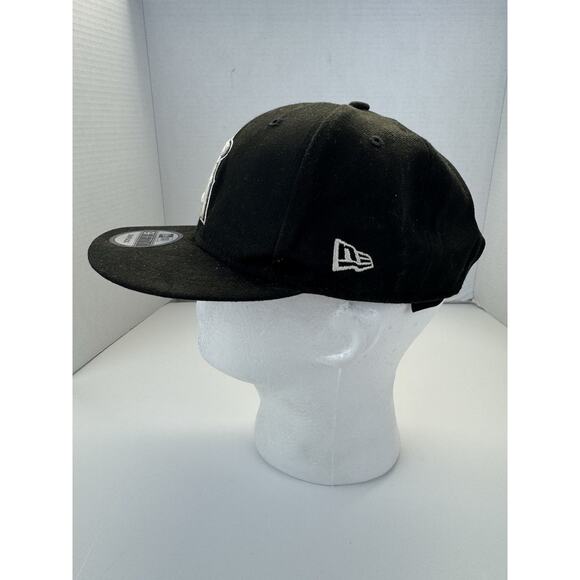 MLB Los Angeles Anaheim Angels Halo A Black Snapback Hat - 9FIFTY Baseball Cap - Picture 3 of 8